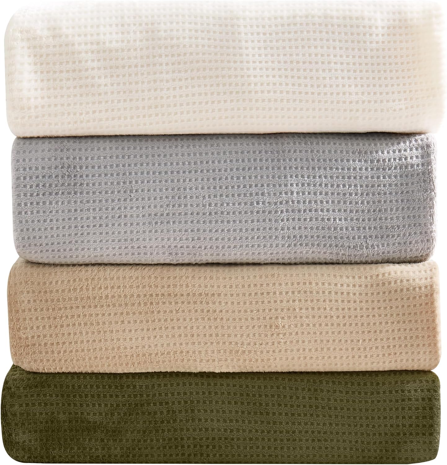 100% Cotton Waffle Dabi Fitted Sheet