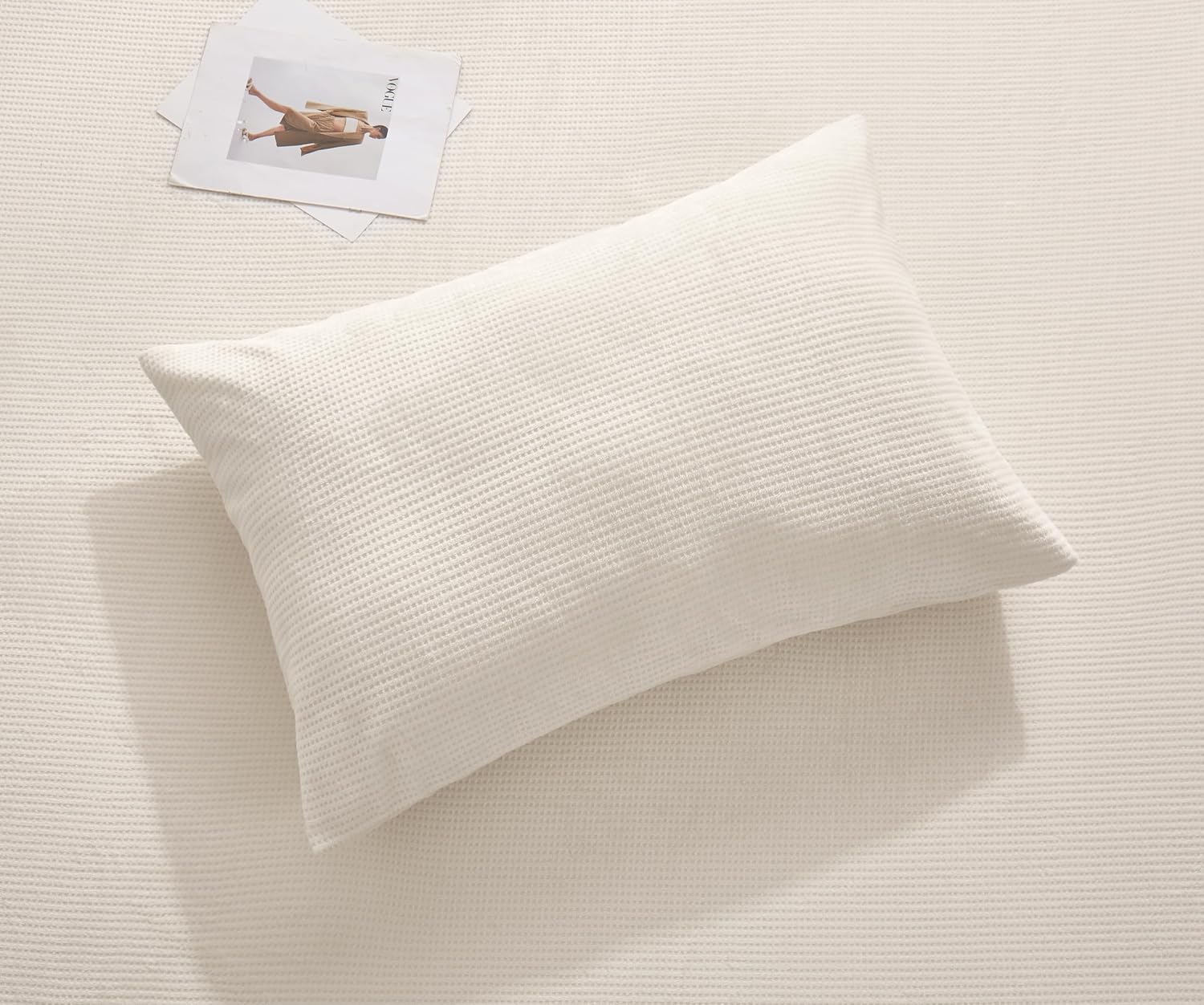 100% Cotton Waffle Dabi Fitted Sheet