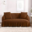 Bubble Fabric Sofa Cover(Copper)