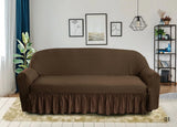 Butterfly Fabric Sofa Cover(Brown)