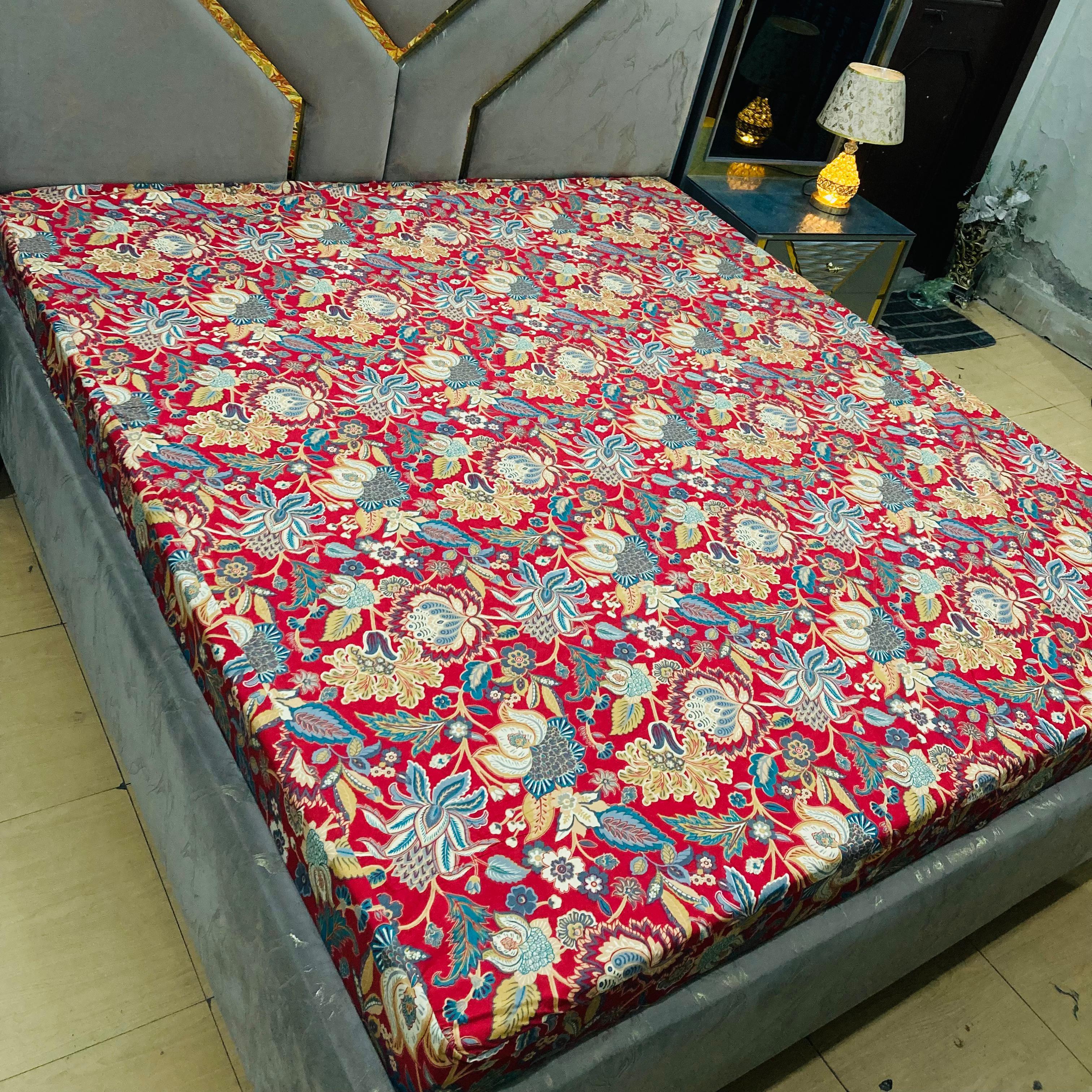 Printed Fitted Water Proof (Floral Print)