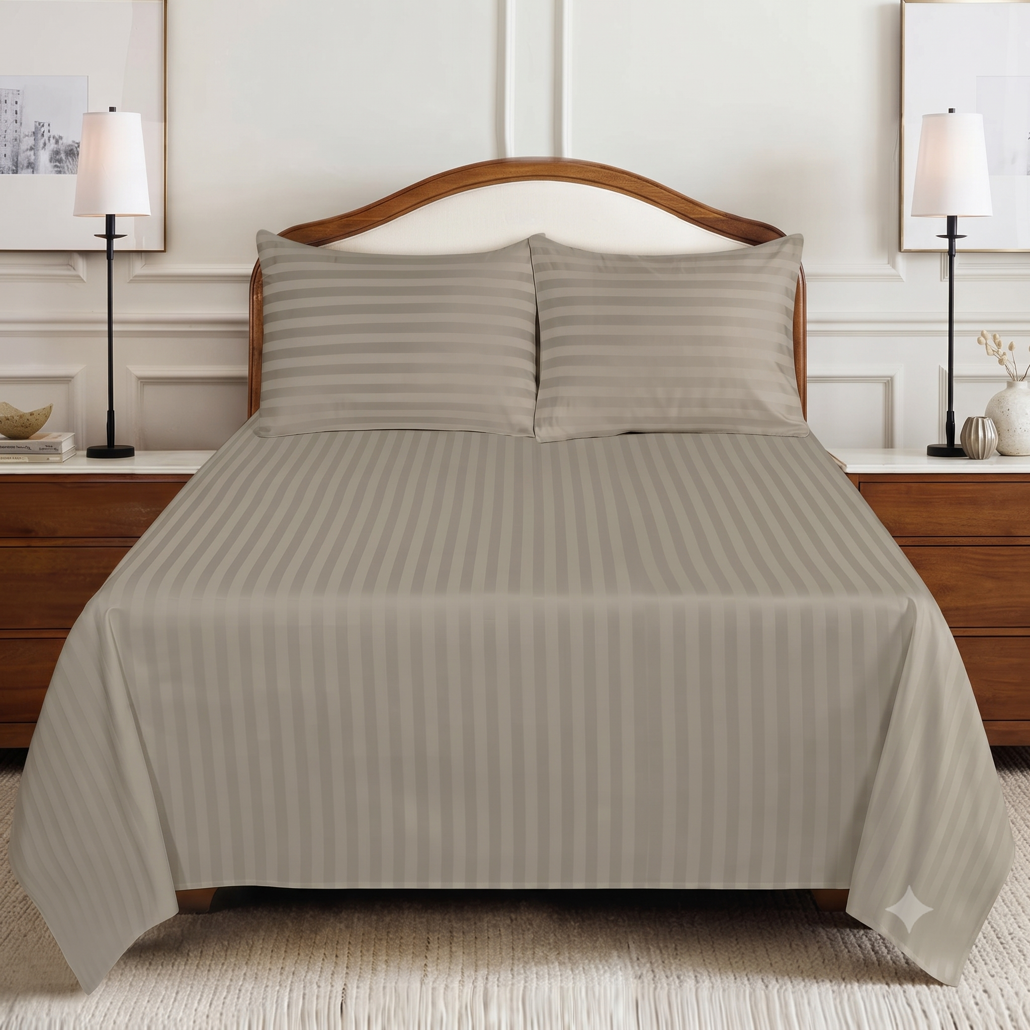 Dyed Sheet Set (Light Grey)