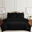Dyed Duvet Set (Black Stripe)