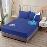 Quilted Fitted Water Proof (Royal Blue)