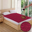 Cotton Terry Water Proof Fitted Cover(Meroon)