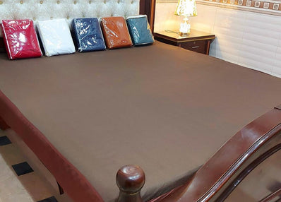 Dyed Terry Fitted Water Proof (Brown)