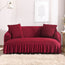 Bubble Fabric Sofa Cover(Mehroon)
