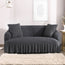Bubble Fabric Sofa Cover(Dark Grey)