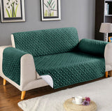 Ultrasonic Quilted Sofa Covers(Grey) (Dark Teal)